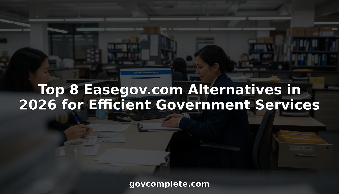 Top 8 Easegov.com Alternatives in 2026 for Efficient Government Services