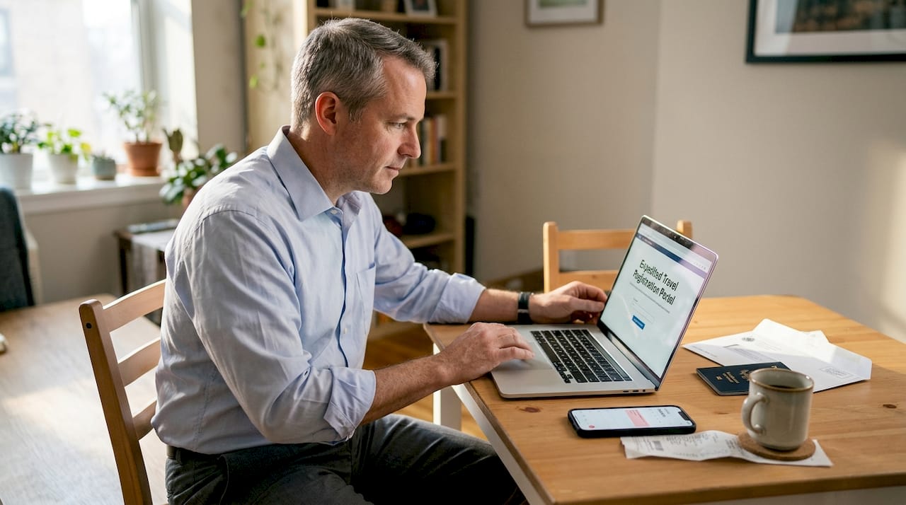 Government registration for expedited travel: step-by-step